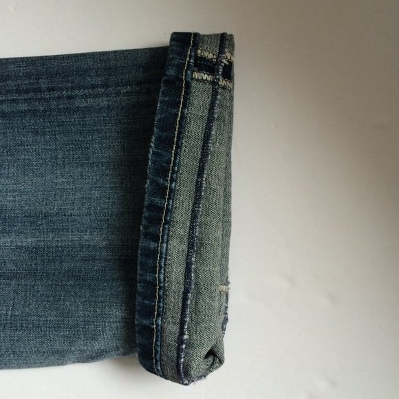 Miss Me Flower Corner Boot Jeans Sz 29 Rhinestones Sequins Medium Wash JP5636B2 - Picture 14 of 15